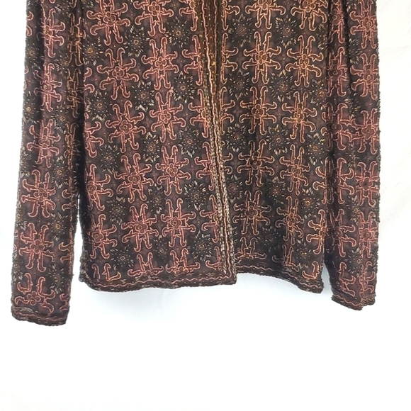 Vintage Gunit Silk Beaded Evening Jacket - Picture 3 of 7